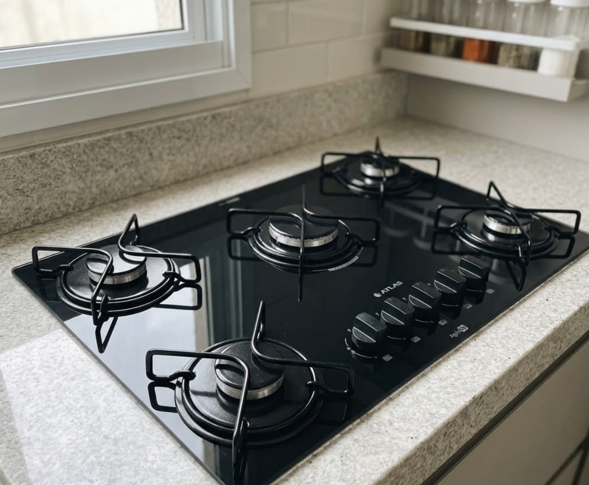 Cooktop 5 Bocas A Gás Atlas Agile Up
