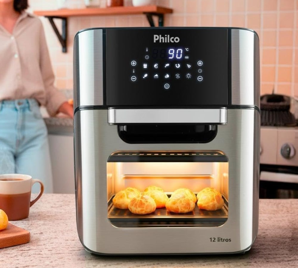Fritadeira Air Fryer Philco Oven 2 em 1 12L 127220v