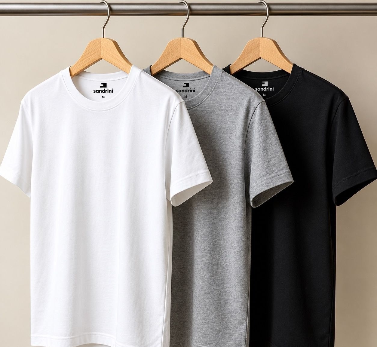 3 Camisetas Sandrini Slim