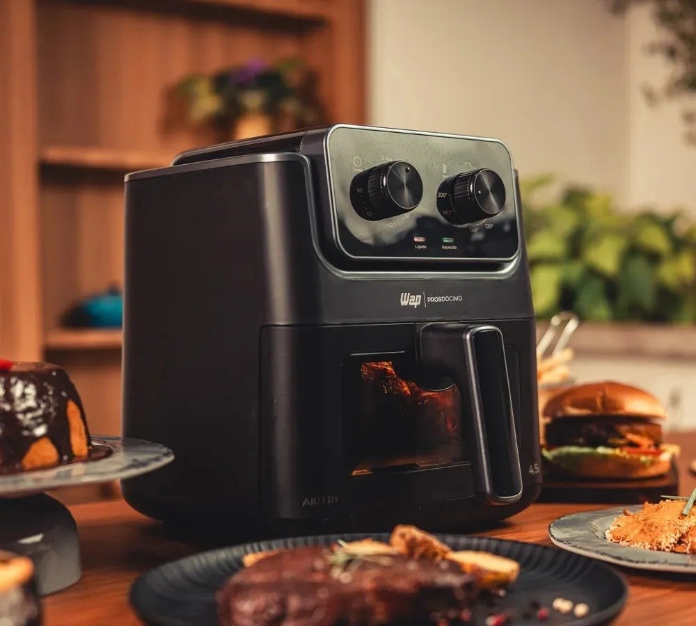 Airfryer Wap Prosdócimo Af01 4,5 Litros Visor E Luz Interna