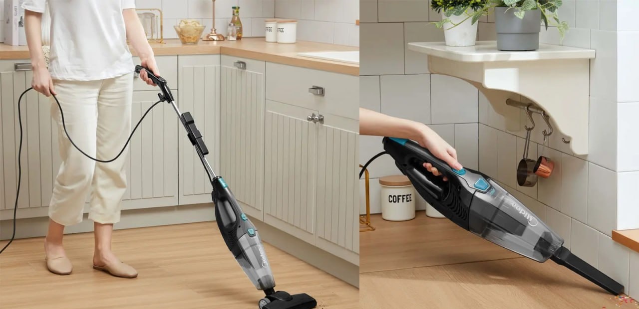 Aspirador De Pó Vertical Midea 2 Em 1 1350W