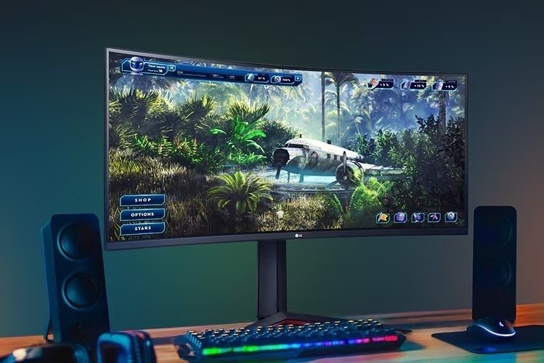 Monitor Gamer LG UltraGear Curvo 34 QuadHD 2K UltraWide 160Hz 1ms