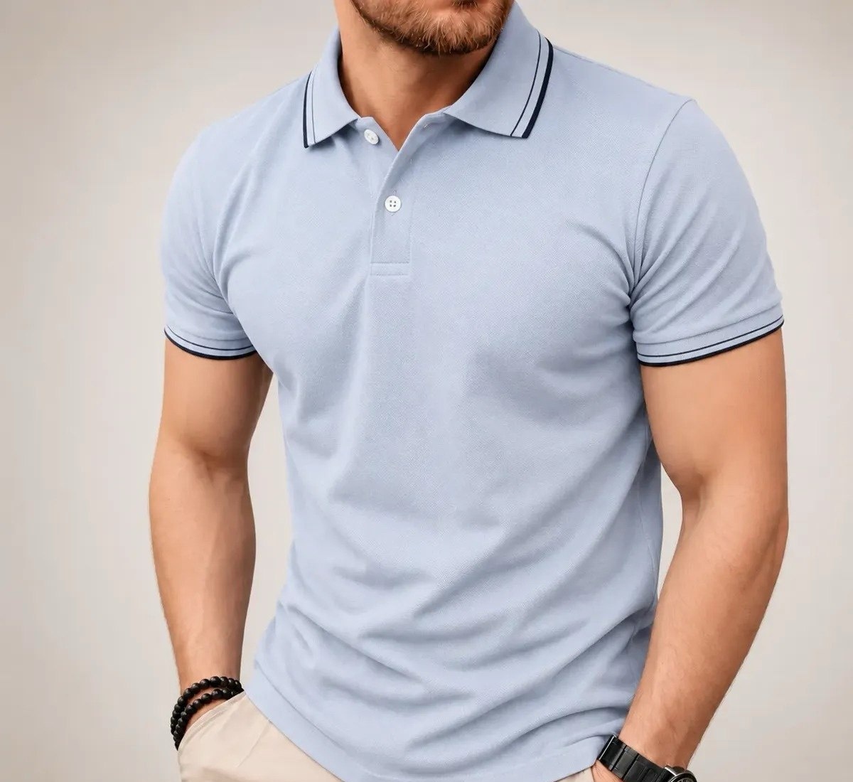 Camisa Gola Polo Pique Premium variações de cores disponíveis