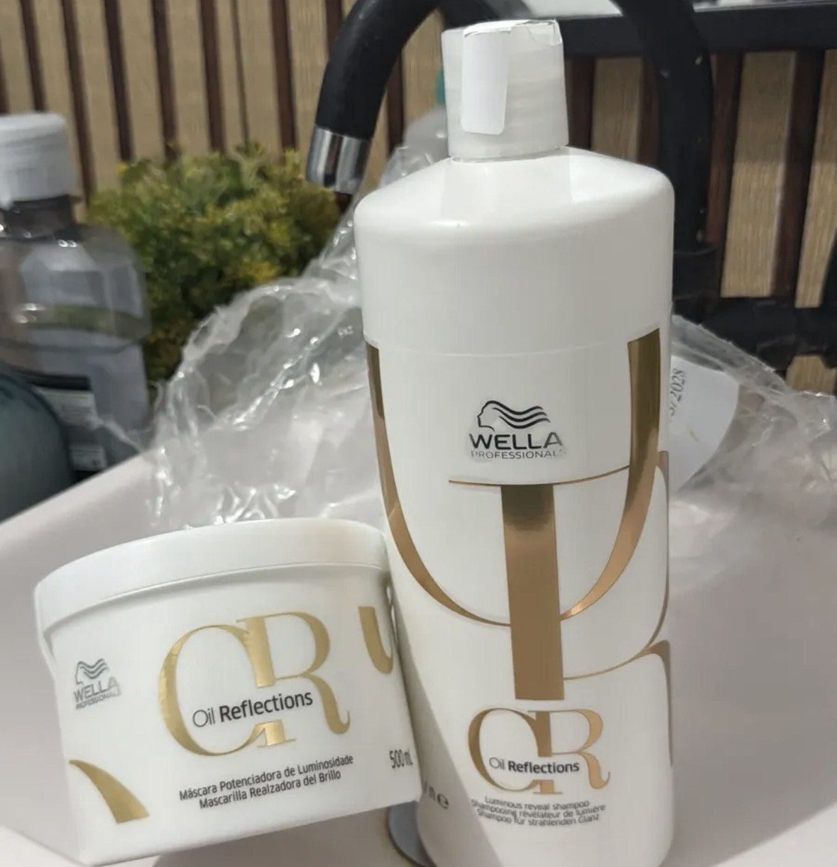 Kit Wella Professionals Oil Reflections Shampoo E Máscara
