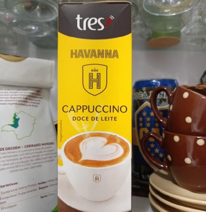 10 un. Cápsula cappuccino Doce De Leite 3 Corações