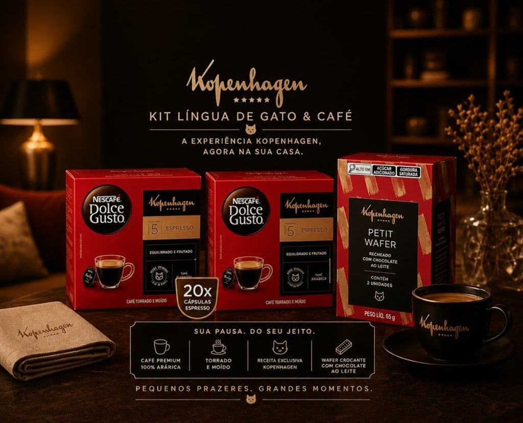 Kit Kopenhagen 2 un. Dolce Gusto  Petit Wafer