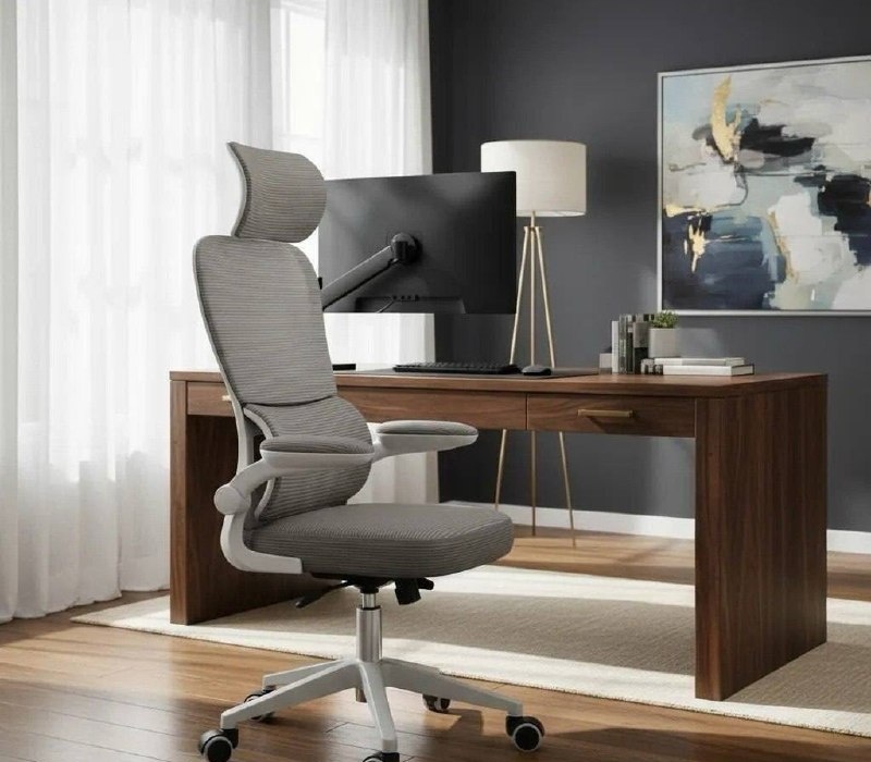 Cadeira Escritório Ergonômica Genebra G500 Luvinco Cor Cinza