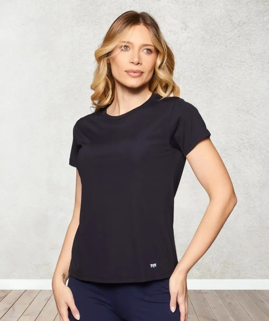 Camiseta Poliamida Lisa Trifil Feminino