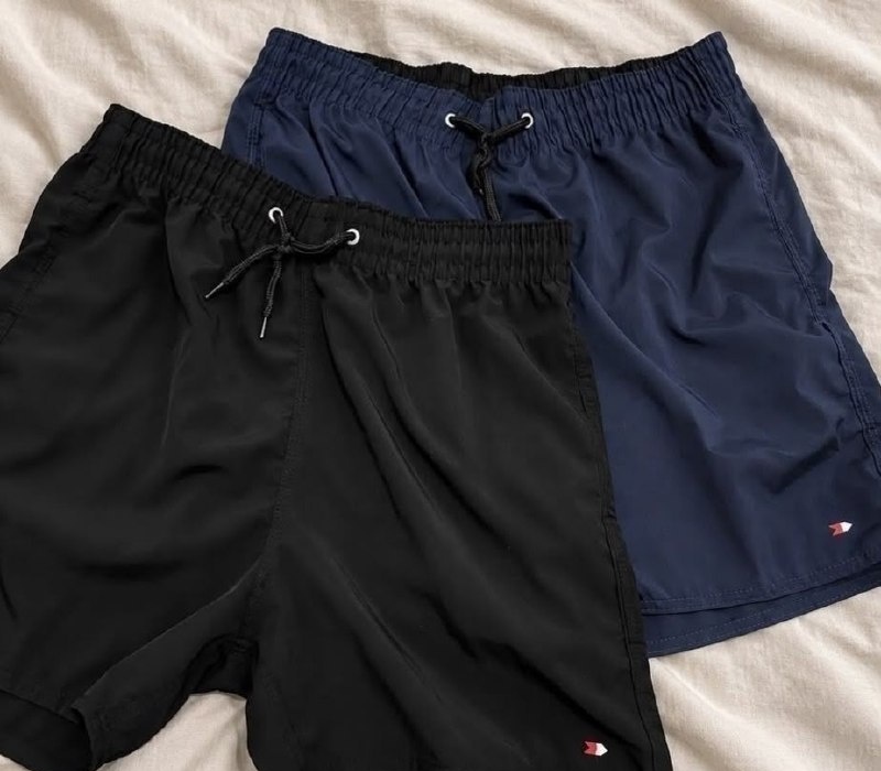 Kit com 2 Shorts Sandrini Tactel Elástico