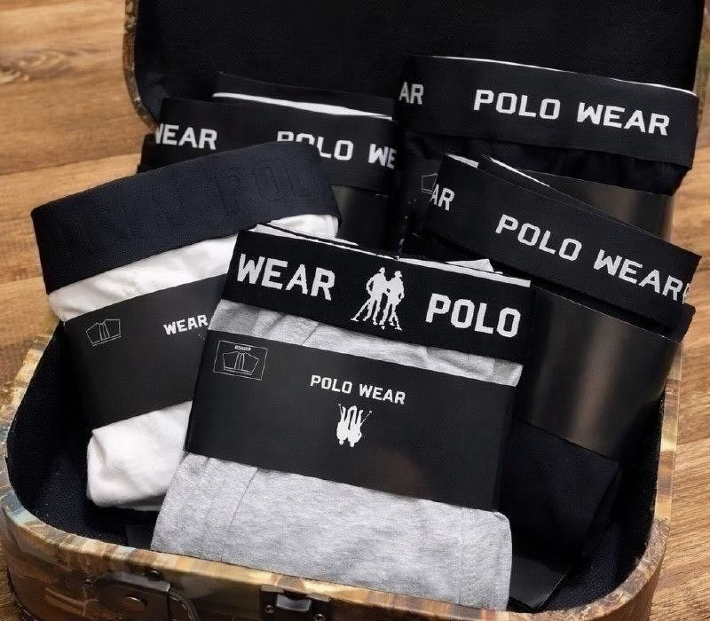 Kit 10 Cuecas Algodão Polo Wear Sortido