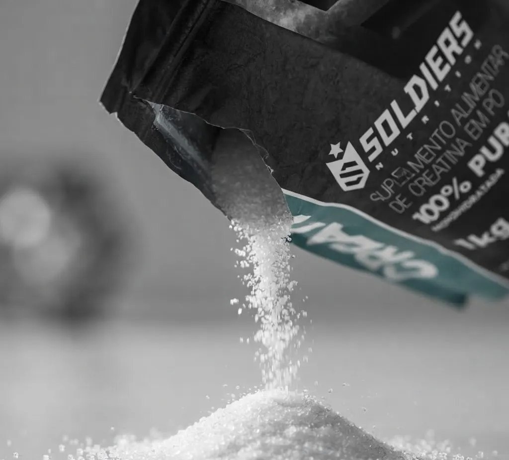Creatina 1kg Suplemento Monohidratada em pó 100 Pura - Soldiers Nutrition