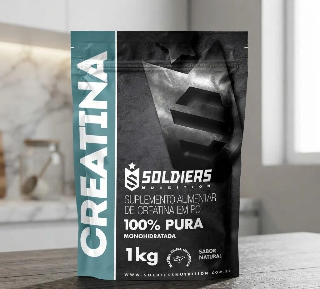 Creatina Soldiers Nutrition Em Pó Sem Sabor X 1kg