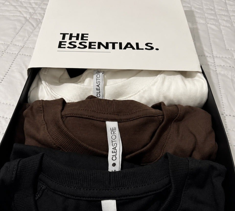 Kit 3 T-shirts Oversized Intense Algodão Cléa Store