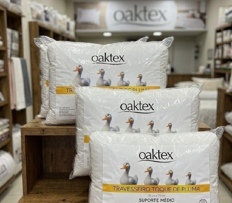 Kit 04 Travesseiros Antialérgico Oaktex 50x70cm