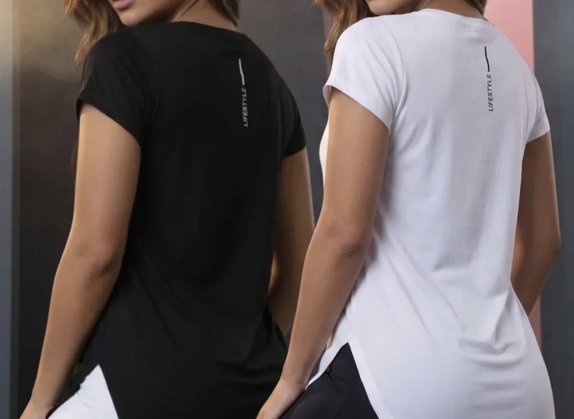 Kit 2 Blusa Academia Feminina Life Style