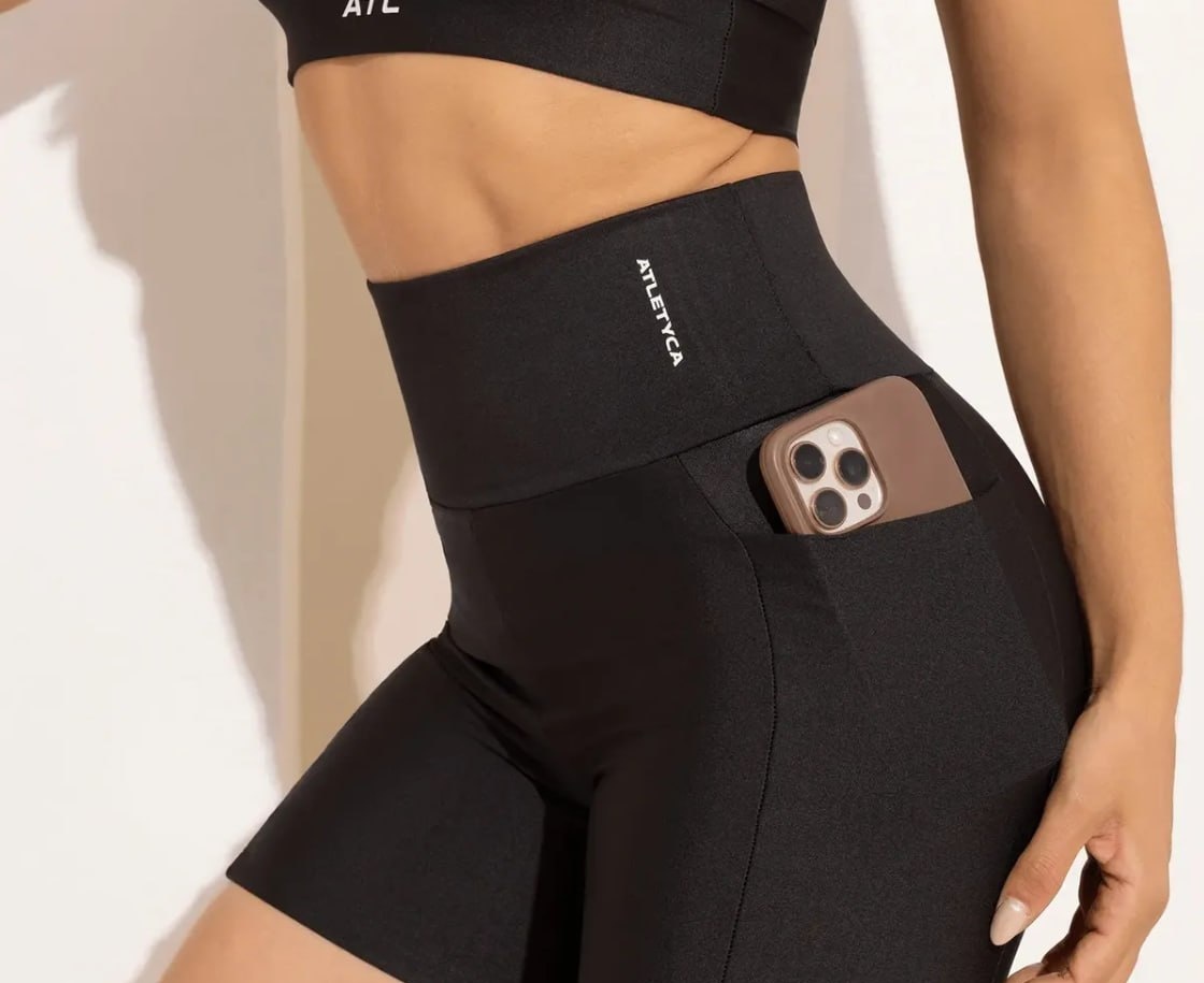 Short Fitness Com Bolsos Laterais Atletyca 12 Cores