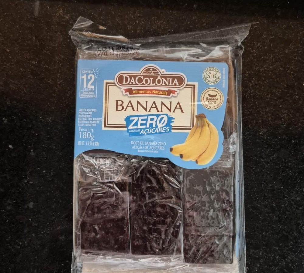 DaColônia Banana Zero Dacolonia 180G