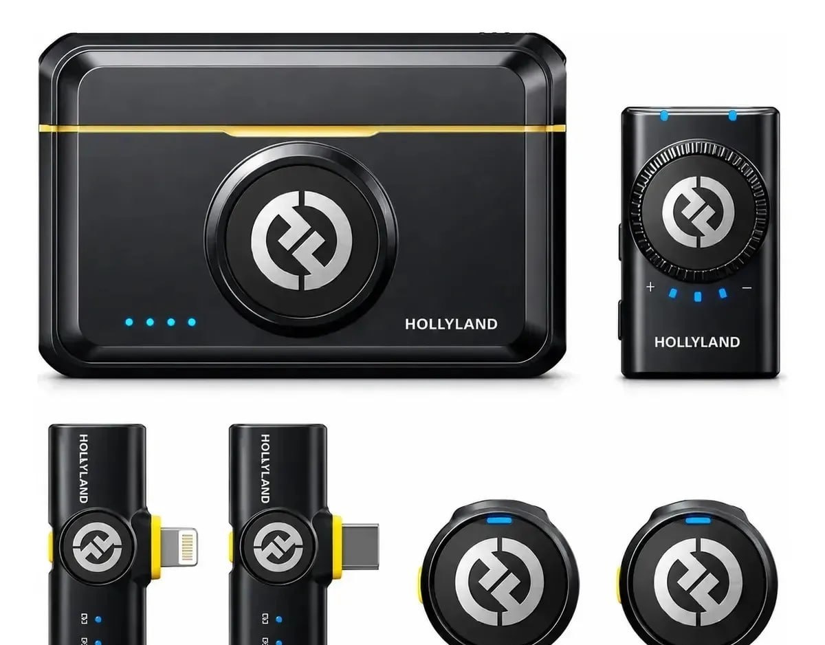 Microfone Hollyland Lark M2 Duo Combo Duplo Para 2 Pessoas