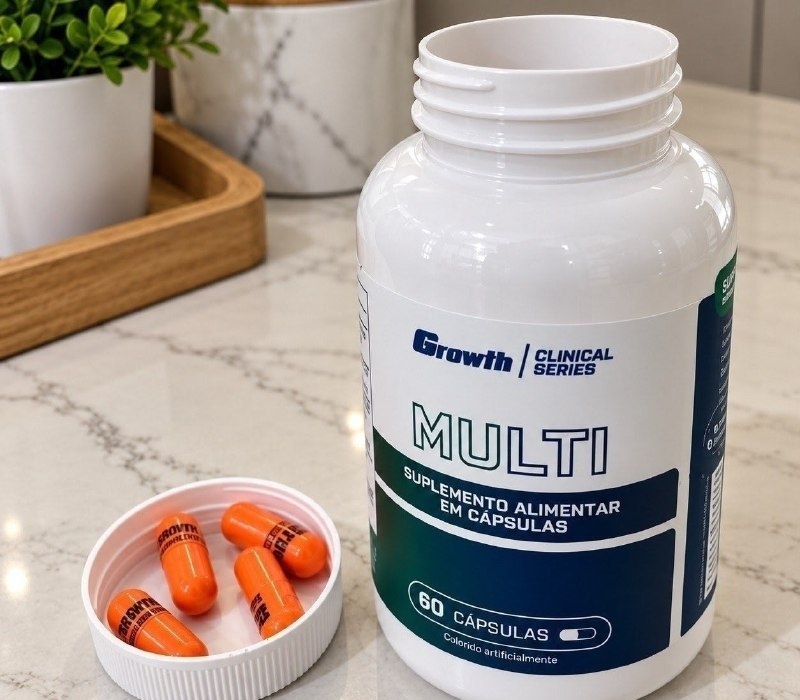 Multivitamínico Growth Supplements 60 Cáps