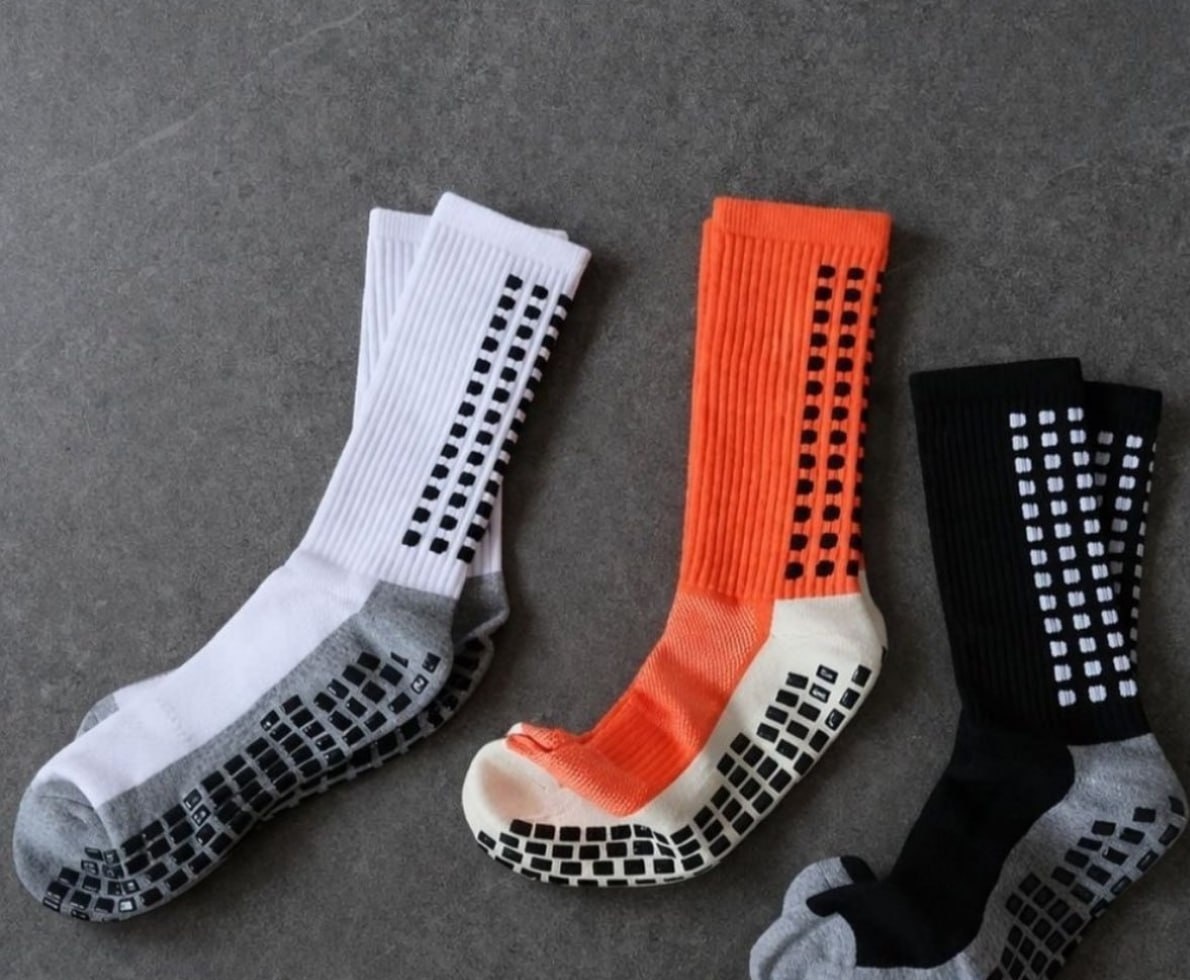 Kit 3 Pares Meia Antiderrapante Esportiva