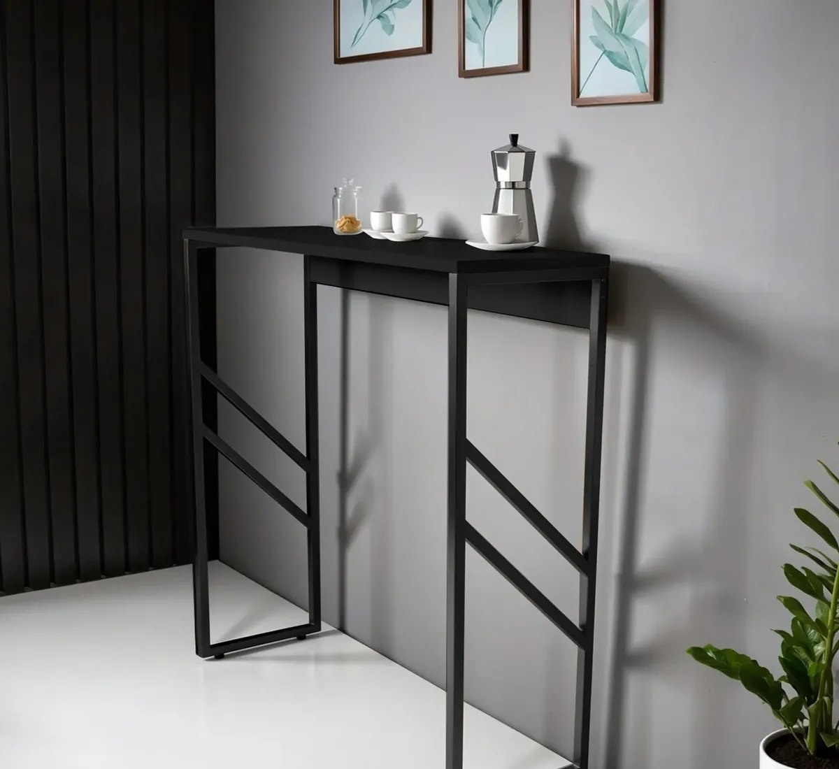 Aparador Industrial Café Barzinho Buffet Decoração Mdf Aço
