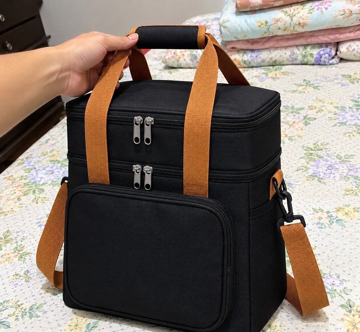 Bolsa Térmica Marmita Lancheira Alça Transversal