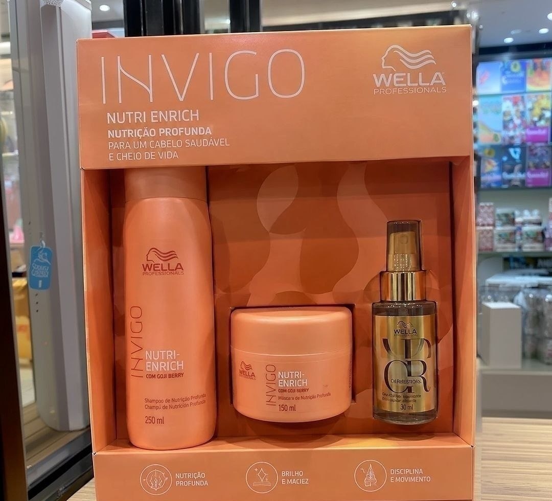 Kit Wella Professionals Invigo Nutri-enrich  Oil Reflection