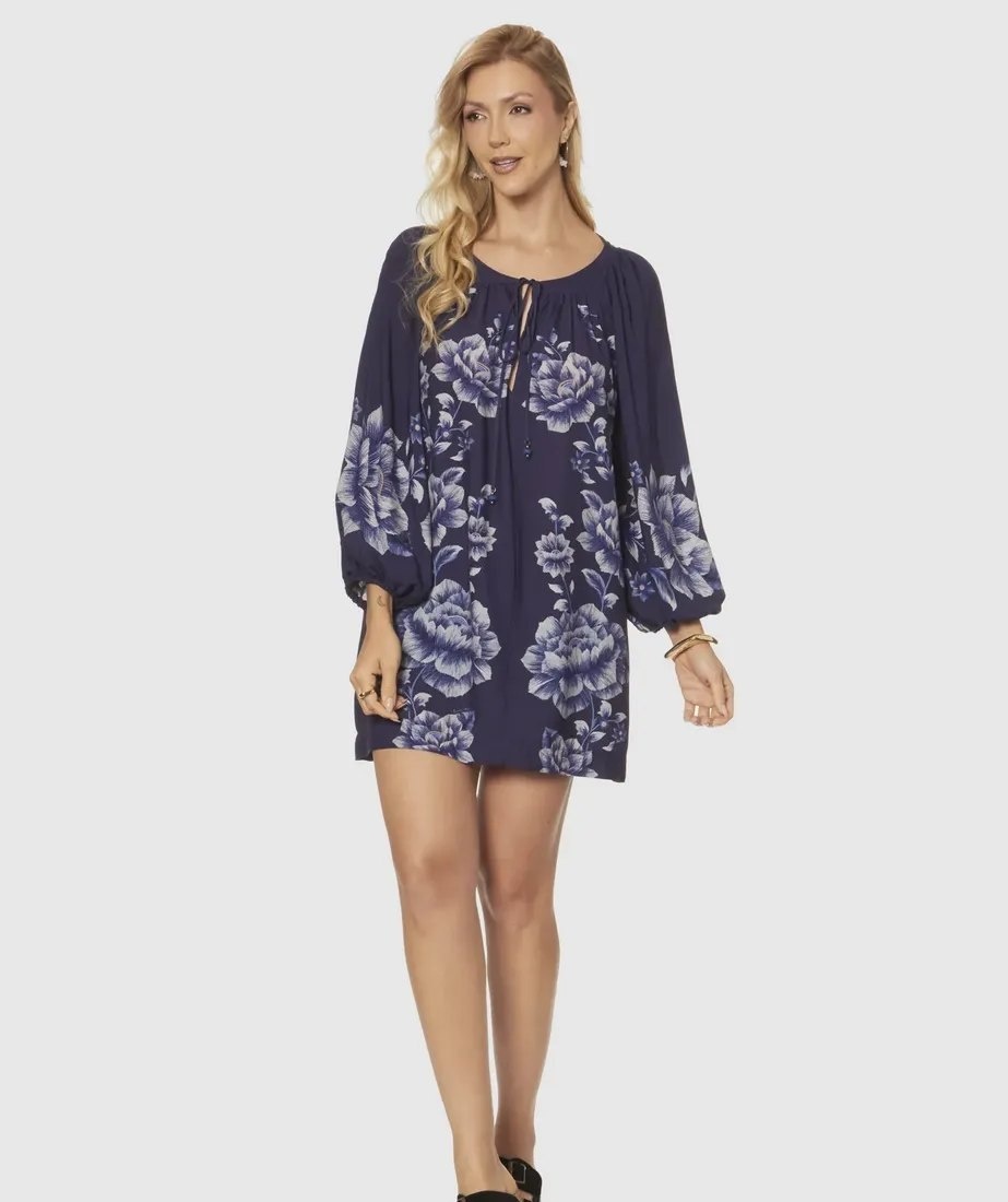 Vestido Feminino Curto Nara Floral Farm