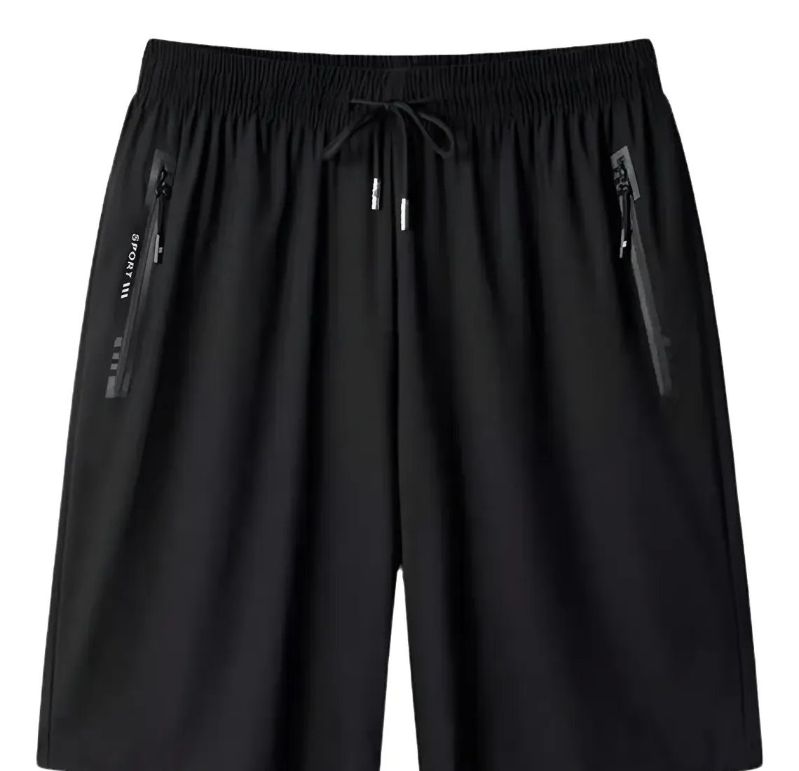 Short Masculino Bermuda Praia 2 Bolsos Zíper Secagem Rápida