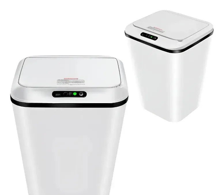 Lixeira Automática Sensor Inteligente Recarregável USB