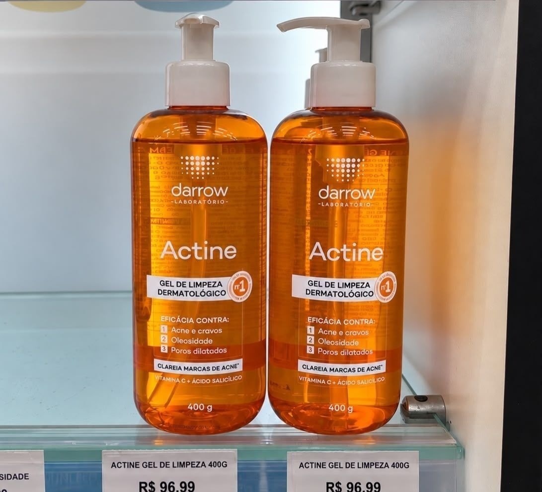 Gel de Limpeza Facial Darrow Actine Oil Control Oleosa 400g