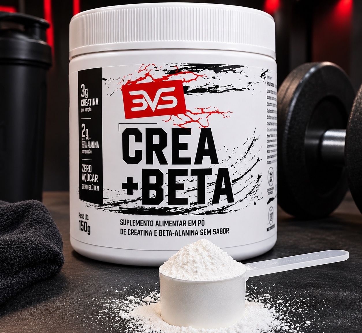 Creatina  Beta Alanina 3VS com Zero Carboidrato 150g