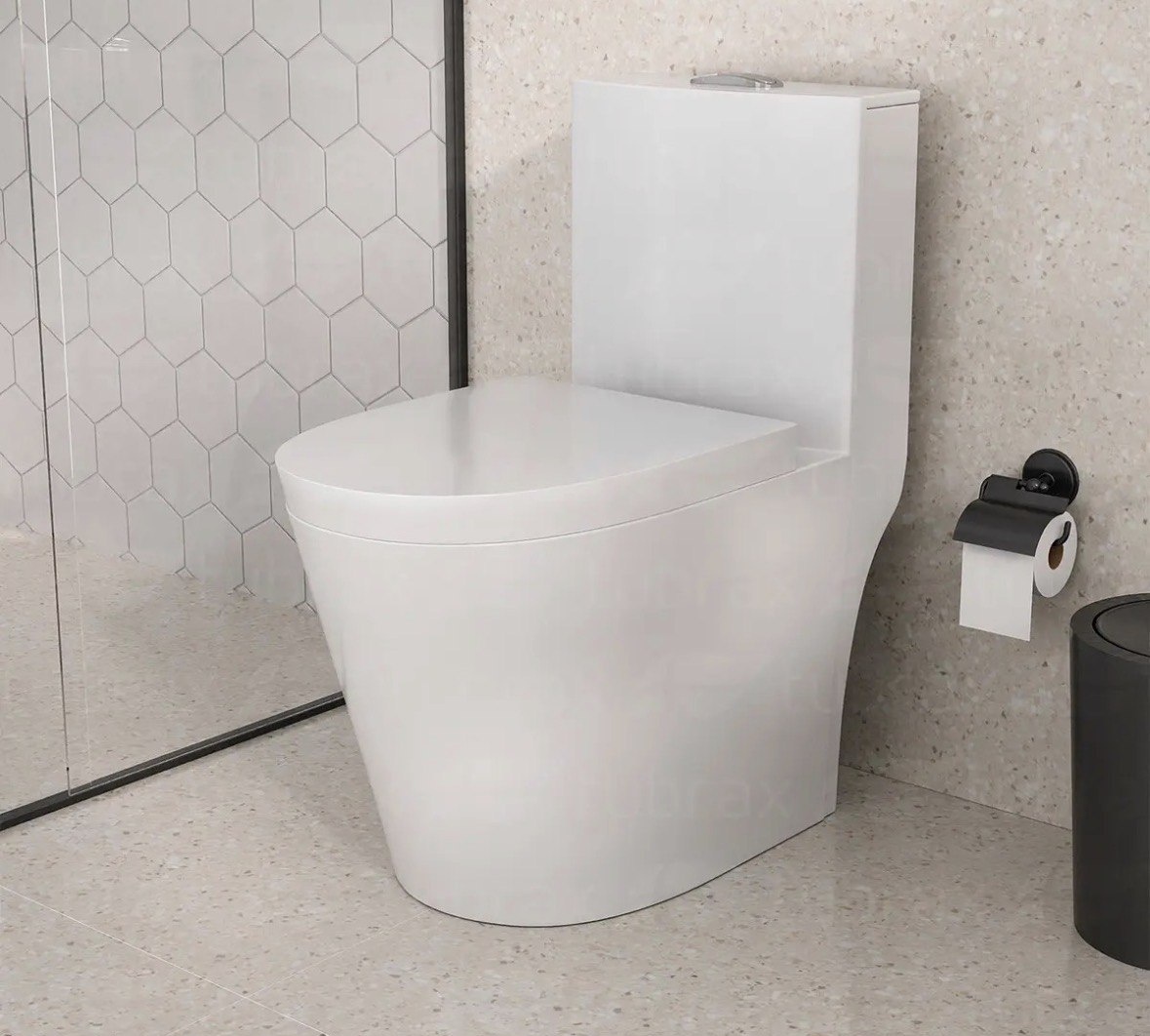 Vaso Sanitário Monobloco Caixa Acoplada Completo Privada Cor Branco Tubrax - VAB0003