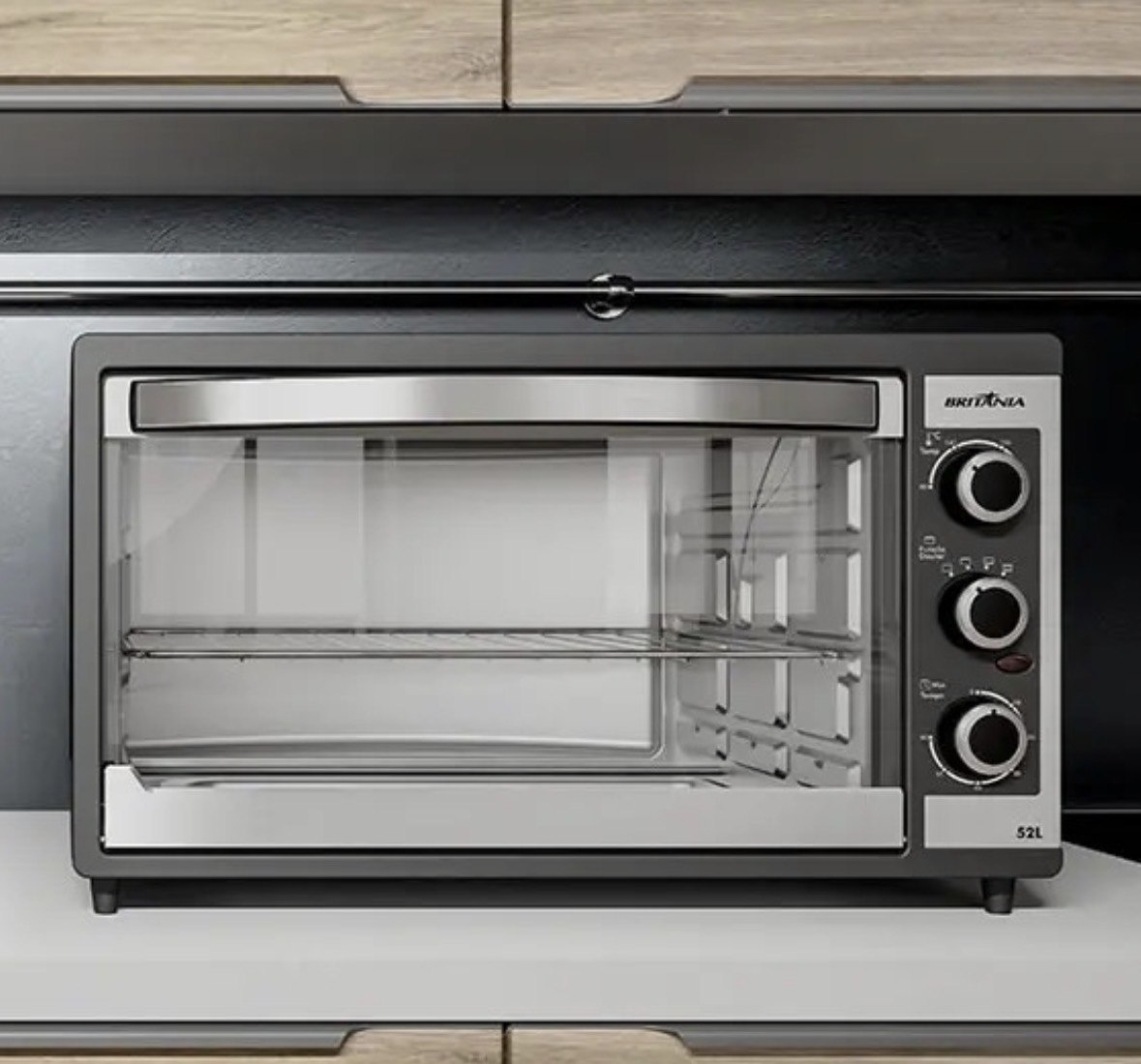 Forno Elétrico Britânia 52l Dupla Resistência Bfe55p