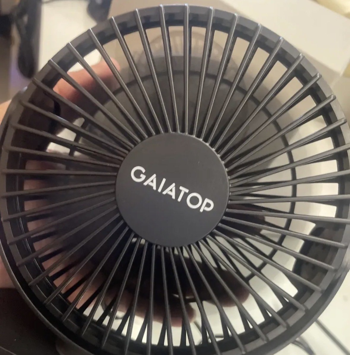 Ventilador Portátil De Mesa 3 Velocidades Ultra Silencioso