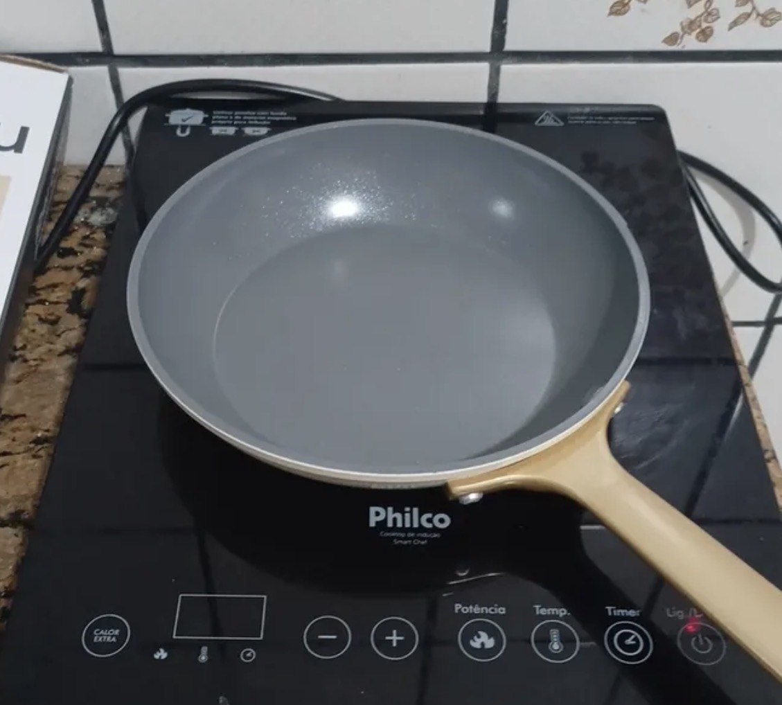 Frigideira Cerâmica Antiaderente 20cm Indução Gás Forno Ppg