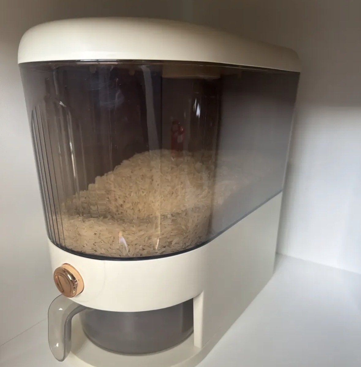 Dispenser De Arroz 5kg C Copo Medidor  Vedação Hermética