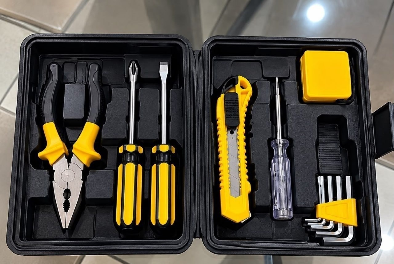 Kit Jogo De Ferramentas Aço Carbono Titanium 11 Peças
