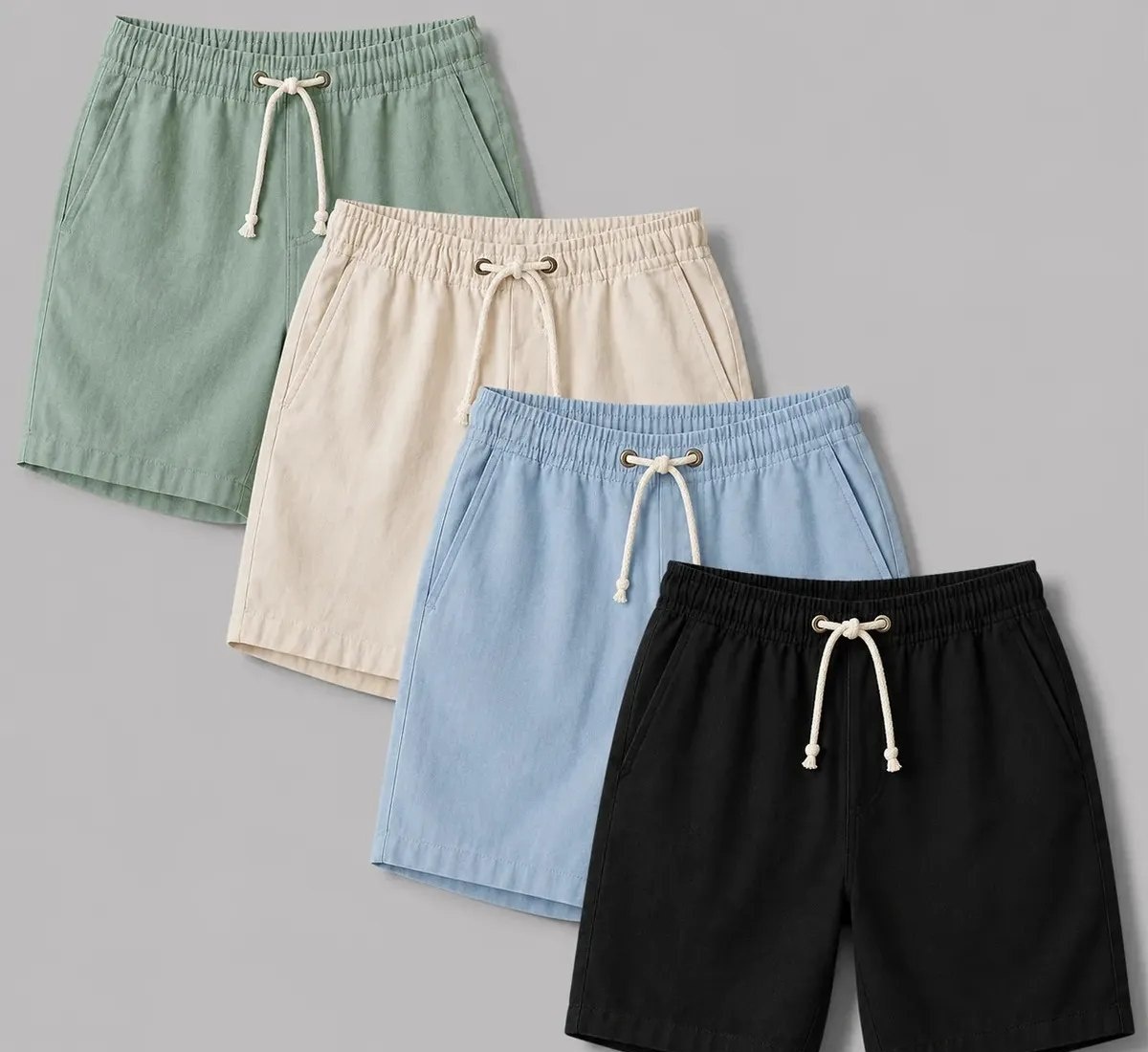 Kit 4 Shorts Masculino Bermuda Linho Verão Envio Rápidos