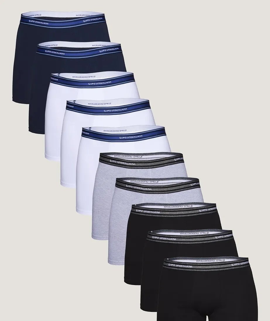 Kit 10 Cuecas Boxer Lupo Masculino Algodao