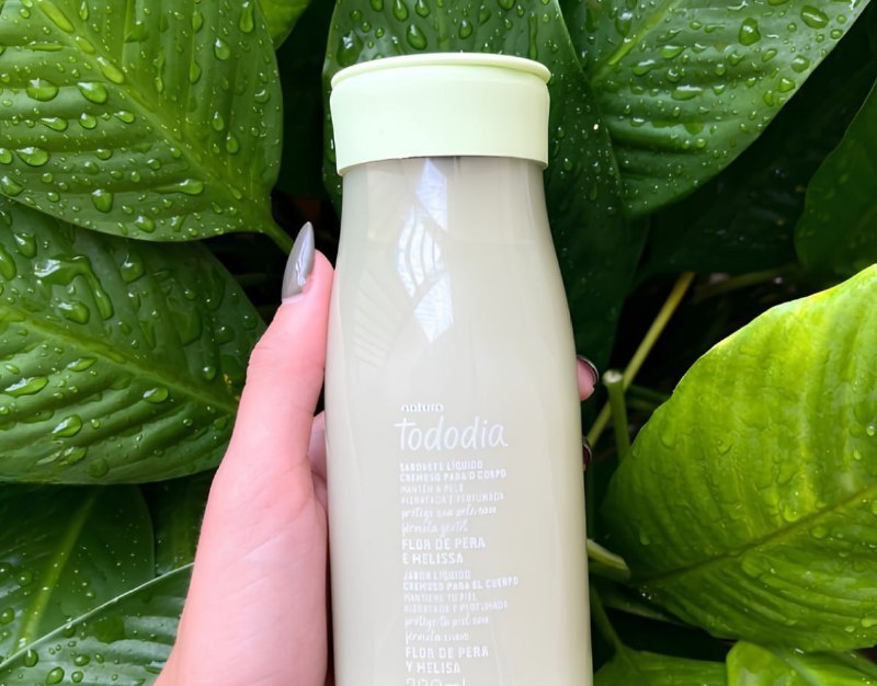 Sabonete Líquido Cremoso para o Corpo Tododia Flor de Pera e Melissa 300ml
