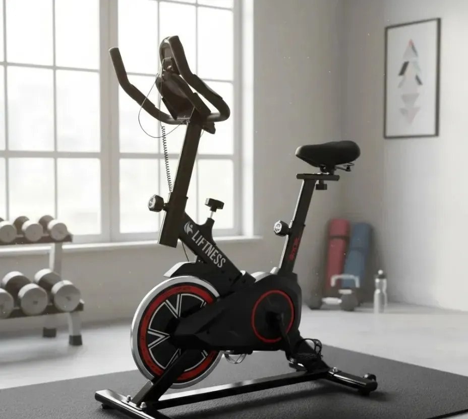 Liftness Bicicleta Ergométrica Spinning Profissional 120kg Silenciosa