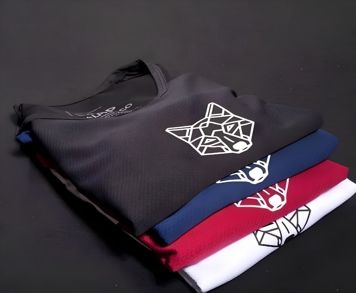 Kit 3 Camisetas Dry Lobo Alpha Geométrico