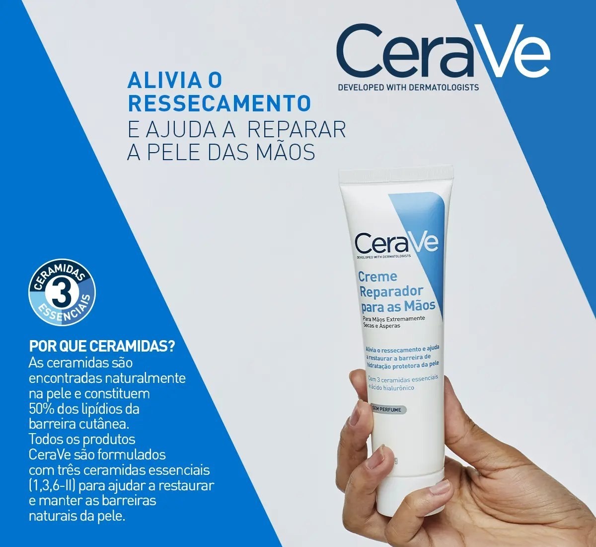 CeraVe Creme Reparador Para As Mãos 100g