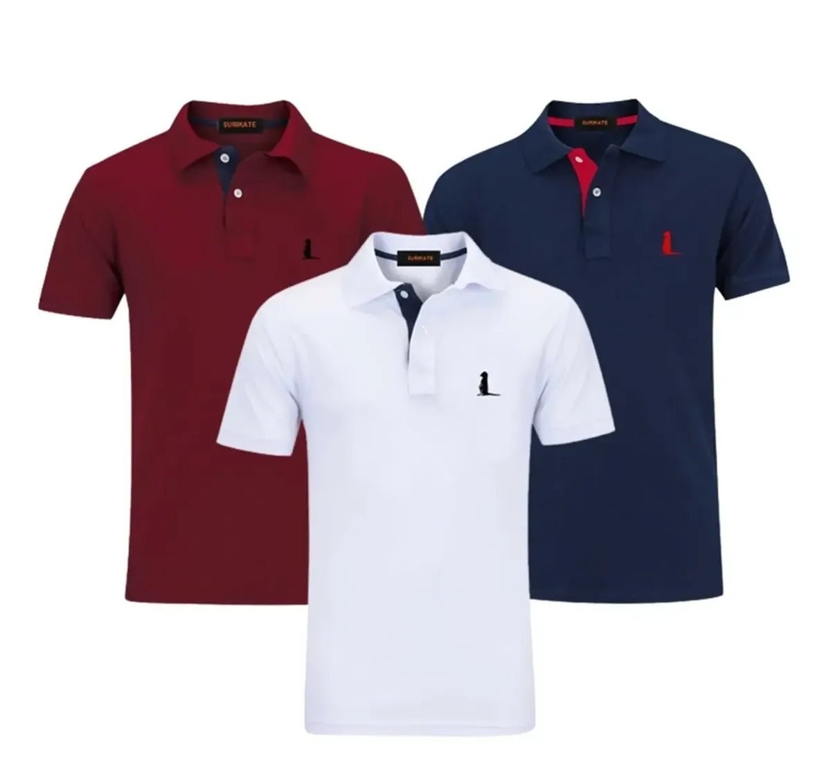 Kit 3 Camisas Gola Polo, Original Camisetas