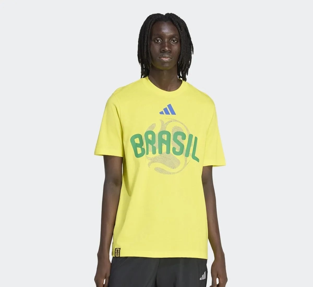 Camiseta Masculina Brasil Copa Do Mundo Da Fifa 26 adidas