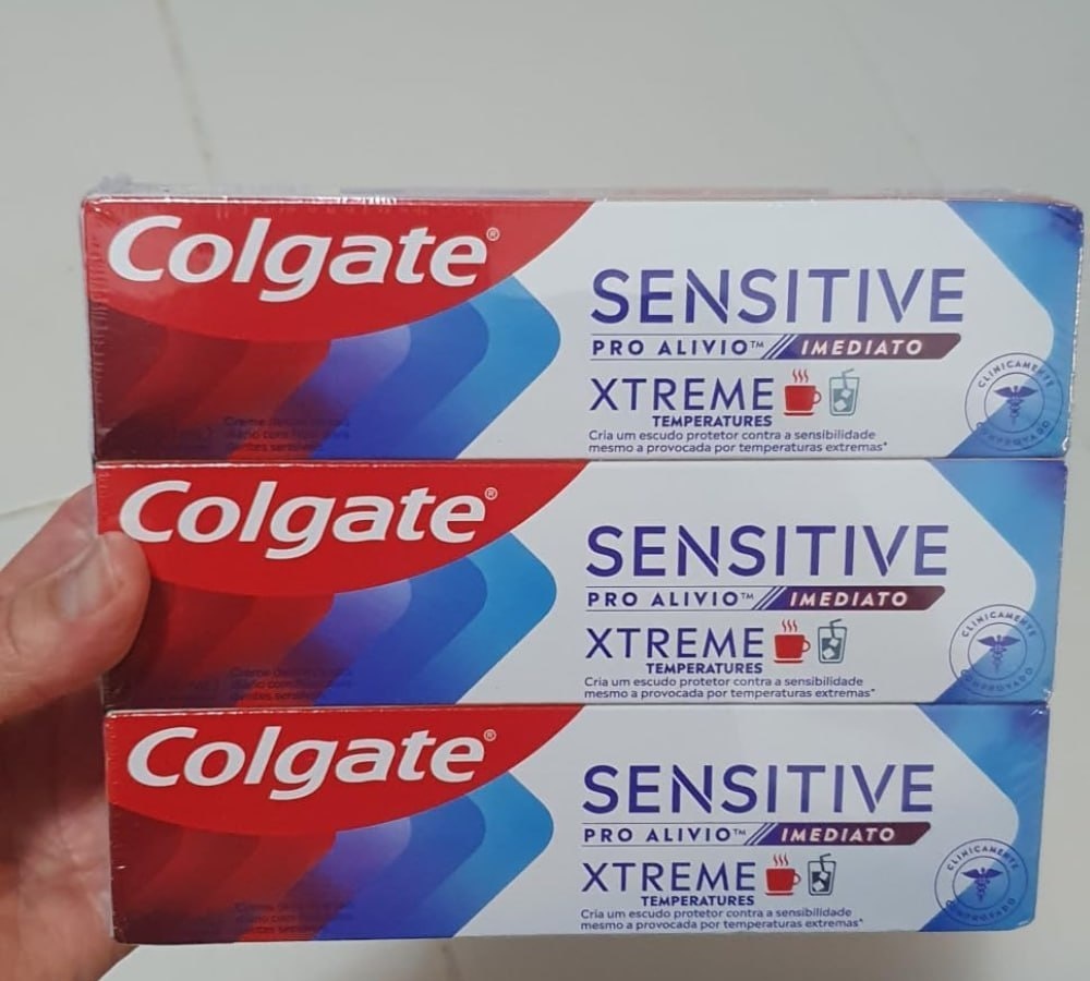 03 un. Creme Dental Colgate Sensitive Pro Xtreme 90g