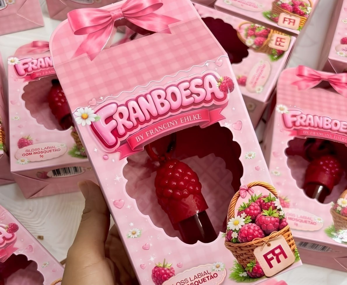 Gloss Labial Framboesa Fran by Franciny Ehlke