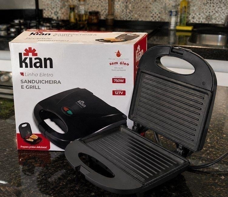 Sanduicheira Grill 2 Em 1 Kian 127V