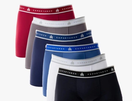 Kit Com 5 Cuecas Boxer Masculina Microfibra Original